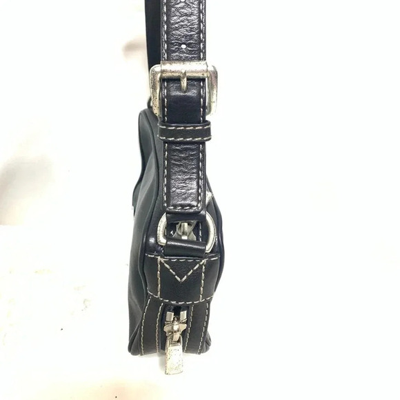 Michael Kors Black leather petite shoulder bag - Picture 3 of 12